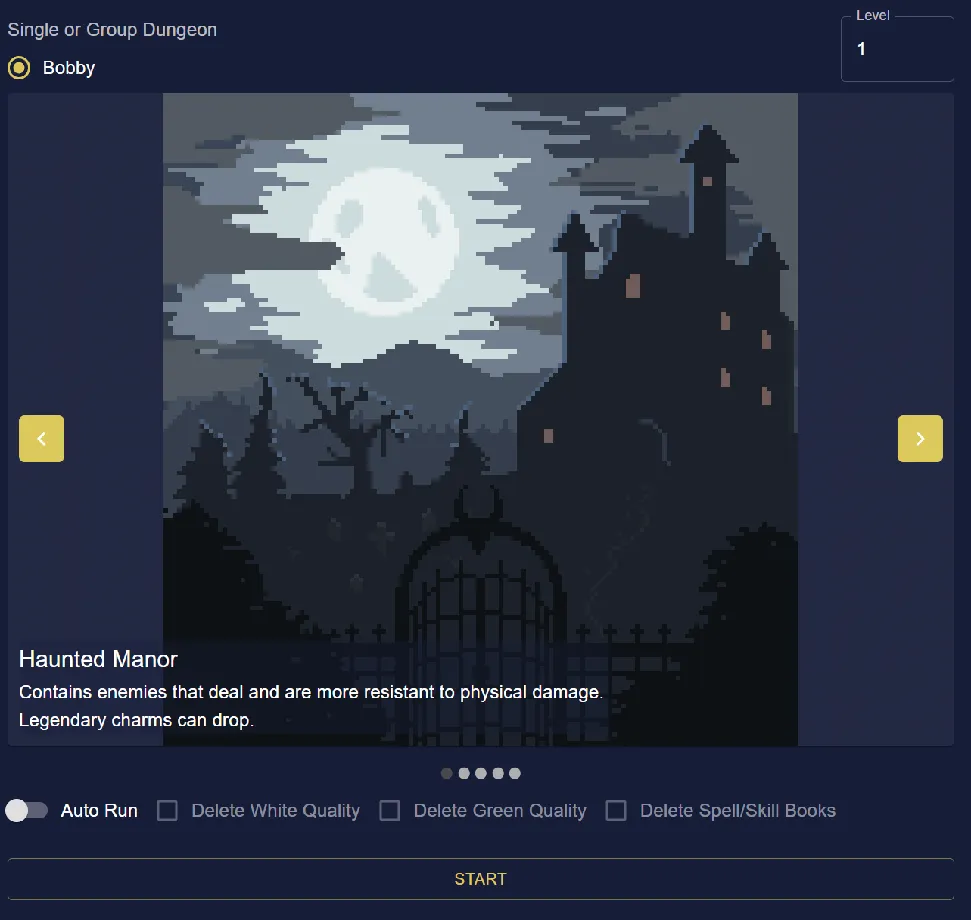 Start Dungeon, Idle Hack